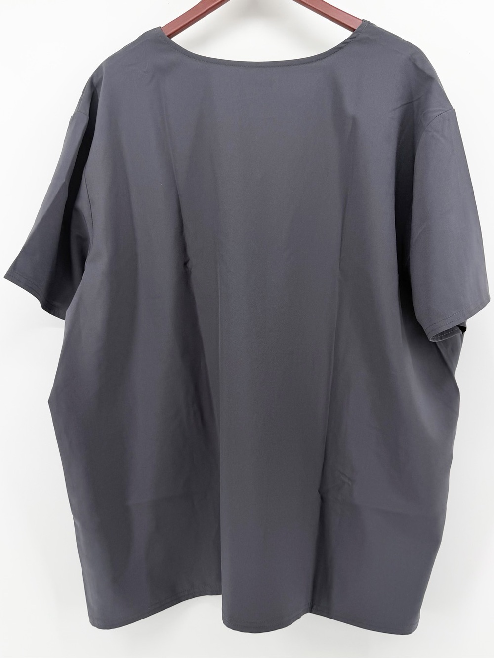 Scrubstar Unisex Core Essentials V-Neck Scrub Top Gray 2XL NWT - Picture 2 of 9